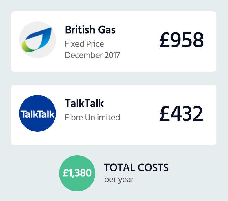 Adding your current energy account